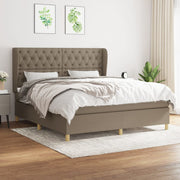 Boxspring met matras 160x200 cm taupe