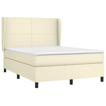 Boxspring Met Matras Kunstleer Kleurig 140 x 200 cm