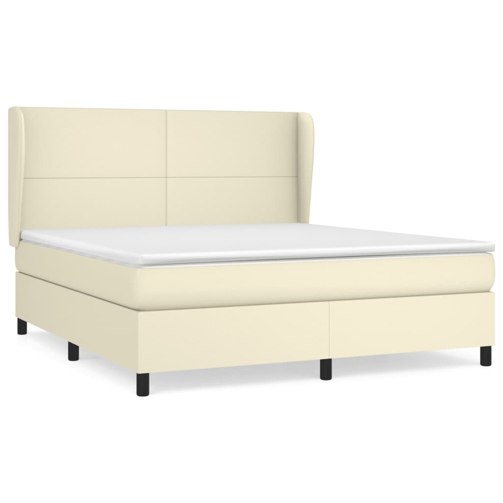 Boxspring Met Matras Kunstleer Kleurig 180 x 200 cm