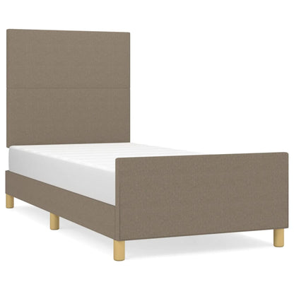 Bedframe Zonder Matras 100X200 Cm Stof Taupe