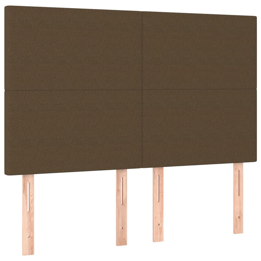 Bedframe Met Hoofdeinde Stof Donkerblauw 140X190 Cm
