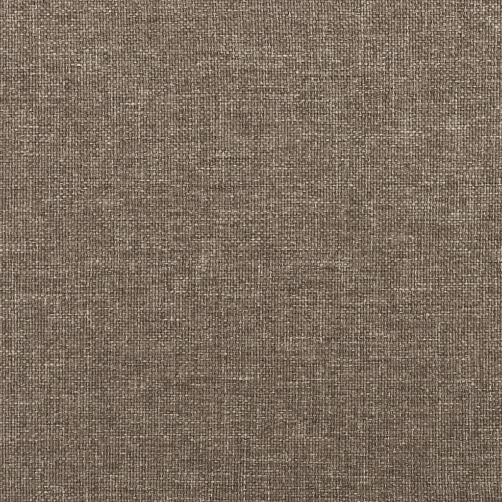 Bedframe Met Hoofdeinde Stof Taupe 160X200 Cm 160 x 200 cm Effen ontwerp