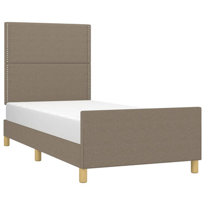 Bedframe Zonder Matras 100X200 Cm Stof Taupe