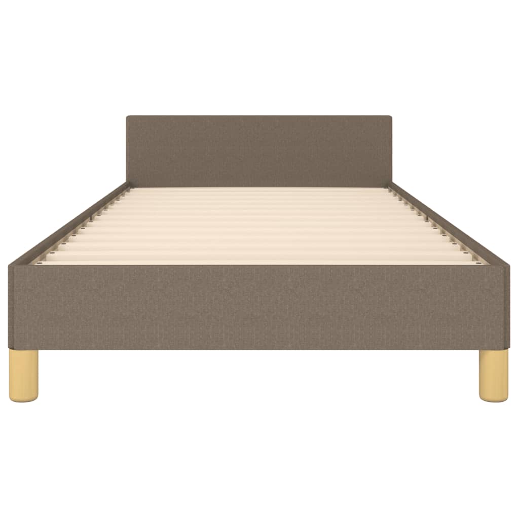 Bedframe Zonder Matras 100X200 Cm Stof Taupe