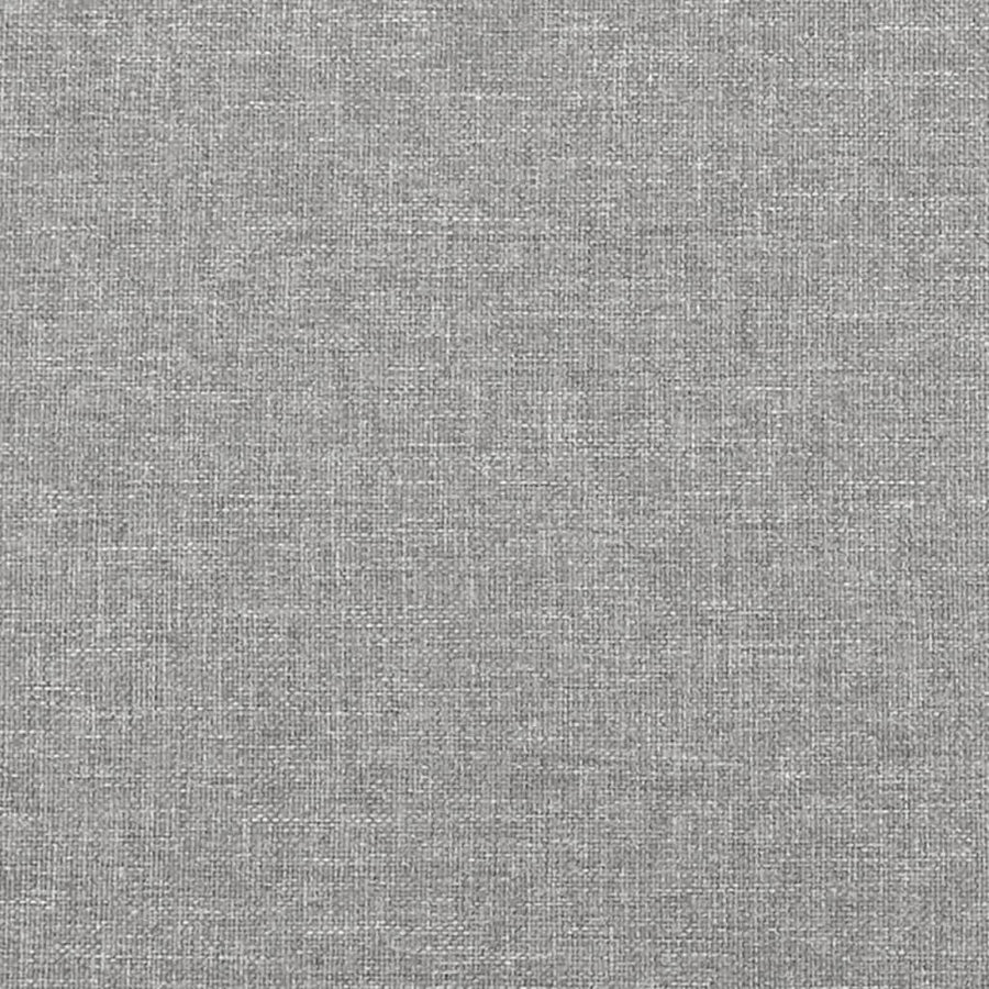 Bedframe met hoofdbord stof lichtgrijs 80x200 cm 80 x 200 cm Lichtgrijs