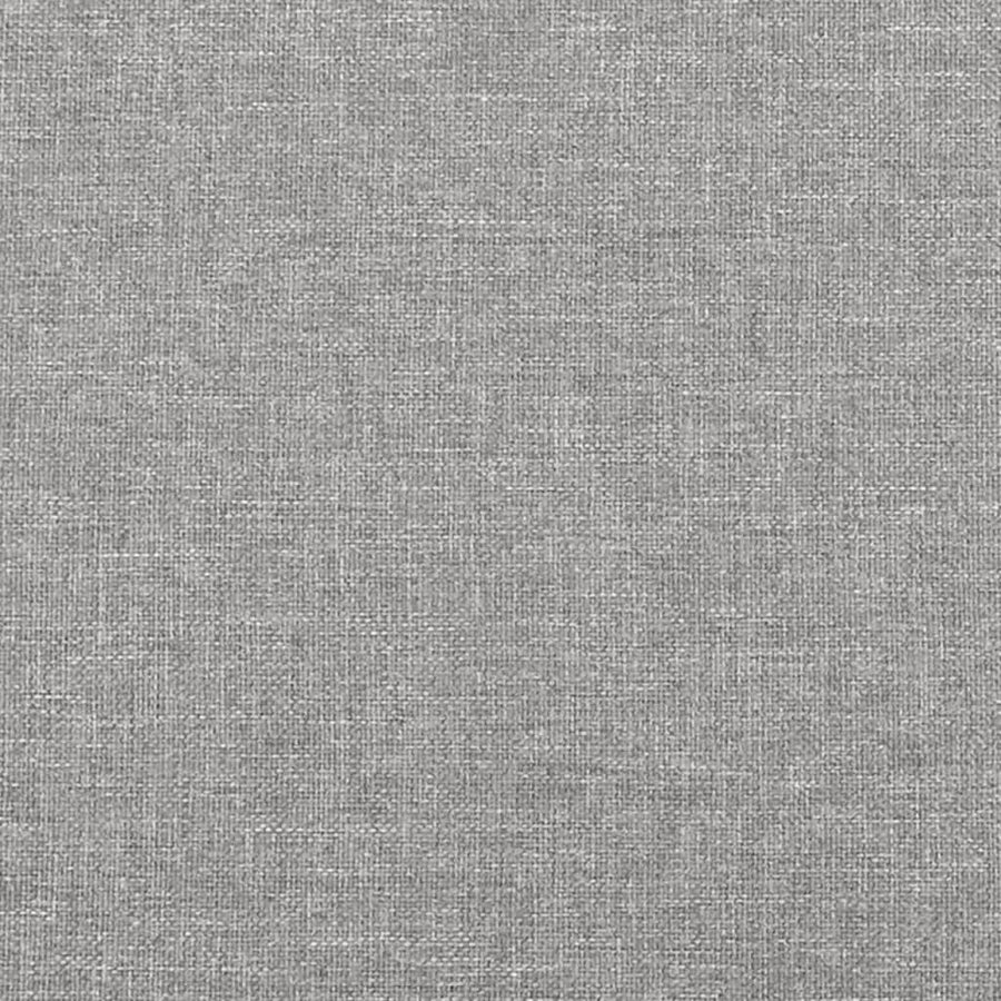 Bedframe Met Hoofdeinde Stof Lichtgrijs 100 x 200 cm Verticale strepen