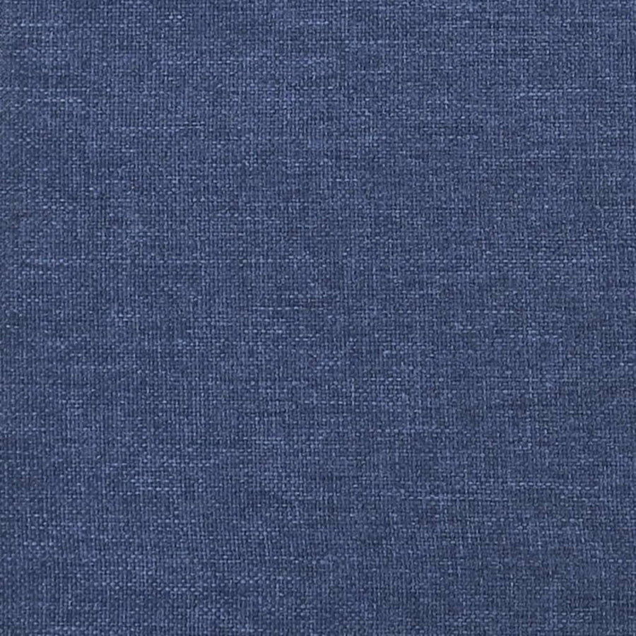 Bedframe Met Hoofdeinde Stof Blauw 160 x 200 cm Knopen