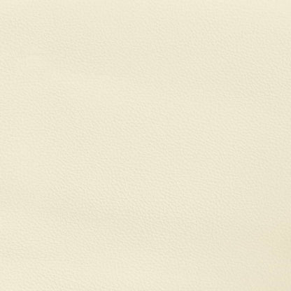 Bedframe Met Hoofdbord Kunstleer Kleurig 90 x 200 cm Crème