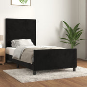 Bedframe 80x200 cm fluweel zwart