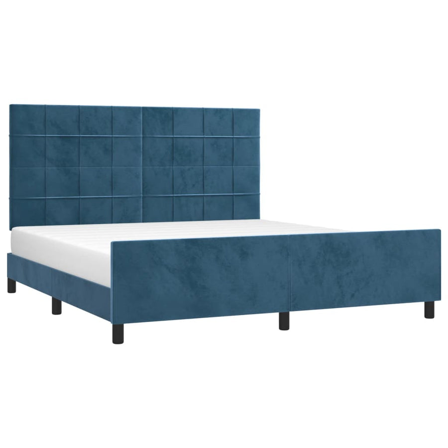 Bedframe Zonder Matras Fluweel 160 x 200 cm