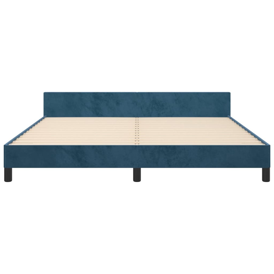 Bedframe Zonder Matras Fluweel 160 x 200 cm