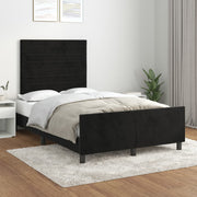 Bedframe 120x200 cm fluweel zwart
