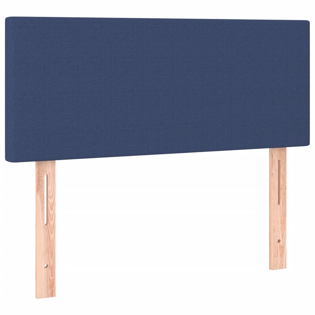 Boxspring Met Matras Stof Blauw 90 x 190 cm Effen ontwerp