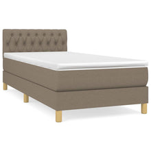 Boxspring Met Matras Stof Taupe 90 x 200 cm Getuft ontwerp