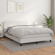 Boxspring wit 140x200 cm met matras