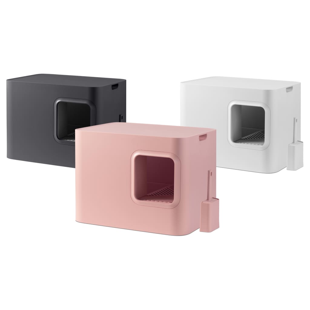 Hoopo Kattenbak Dome Grijs