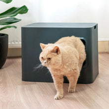 Hoopo Kattenbak Dome Grijs