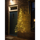 Hangende kerstboom 150 cm 240 leds warm wit zwart