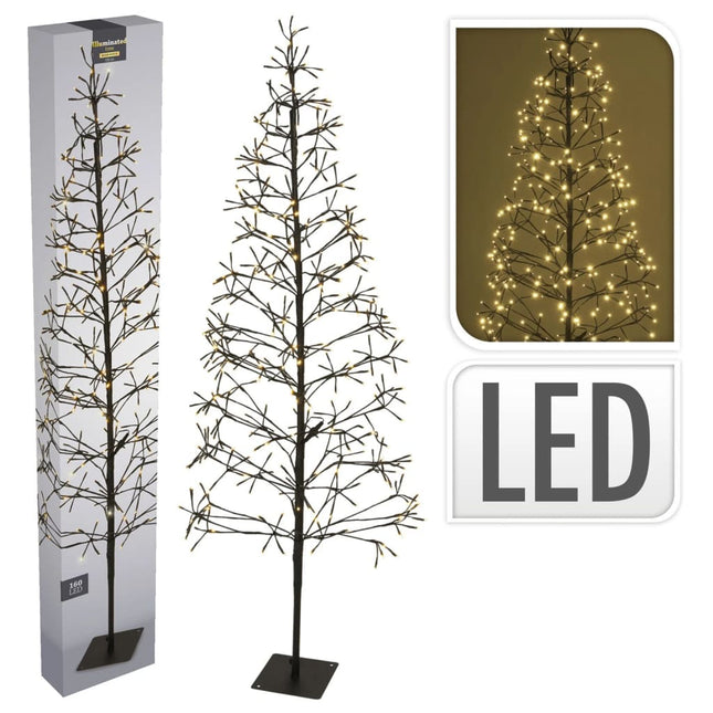 Ambiance Kerstboom Met 60 Led's 120 cm