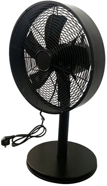 Excellent Electrics Tafelventilator 3 Snelheden 40 W 35X27X57 Cm Zwart