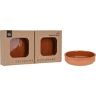 Excellent Houseware Terracotta Tapas Dishes 2 Pieces