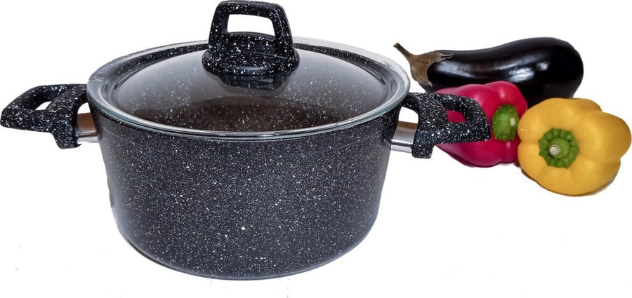 Excellent Houseware Braadpan Met Glazen Deksel 2.7L