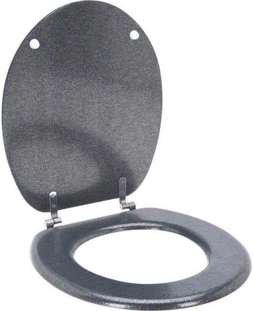 Bathroom Solutions Toiletbril 45X37.5 Cm Zilver/Mdf