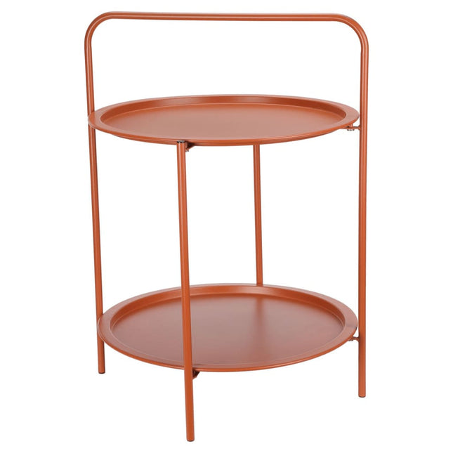 Progarden Bijzettafel Rond 50X66 Cm Matkleurig Terracotta