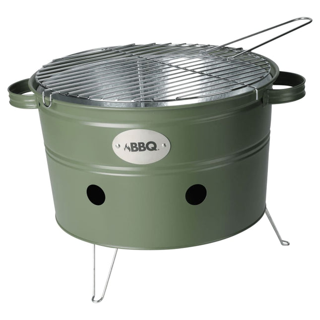 Progarden Barbecue Emmer Met 2 Handvatten 34,5 Cm Matolijfgroen