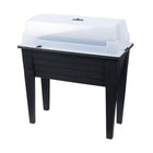 Kweektafel 78x40x83 cm antraciet met deksel