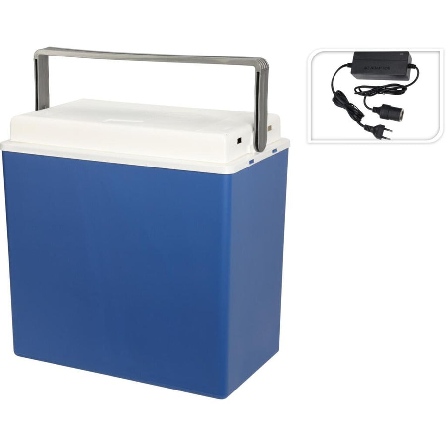 Overige Merken Koelbox 24L 12/230 Volt Blauw/Wit