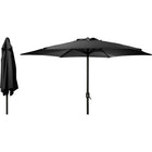 Parasol 300 cm donkergrijs