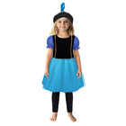 Pietenjurk maat 98-104 paars blauw
