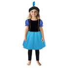 Pietenjurk 110-116 cm paars blauw
