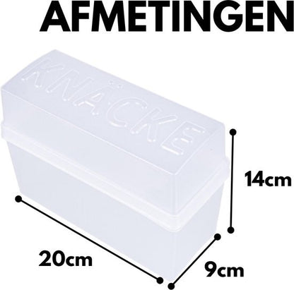 Basic Crackerbox 1.65L Transparant Licht