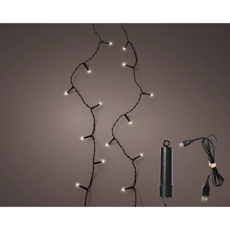 Lumineo Led Duracharge Basic Lights + Twinkel Effect Ip44 Zwart