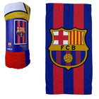 Badlaken FC Barcelona 100x180 cm blauw rood