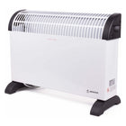 Convector heater 750/1500W wit/zwart 52x17x32.5 cm
