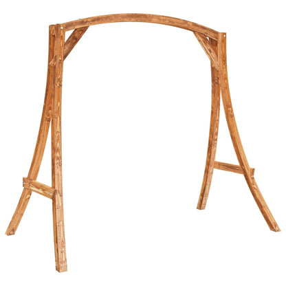 Schommelbank Vurenhout Met Teak Afwerking