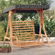 Schommelbank vurenhout teak afwerking 126x63x92 cm