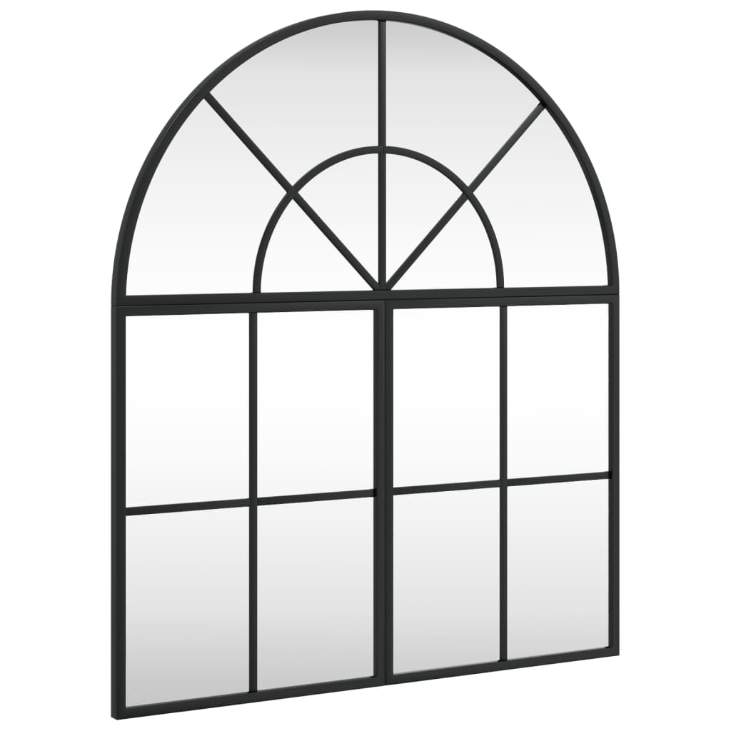 Wandspiegel Boog Ijzer Zwart 60 x 70 cm