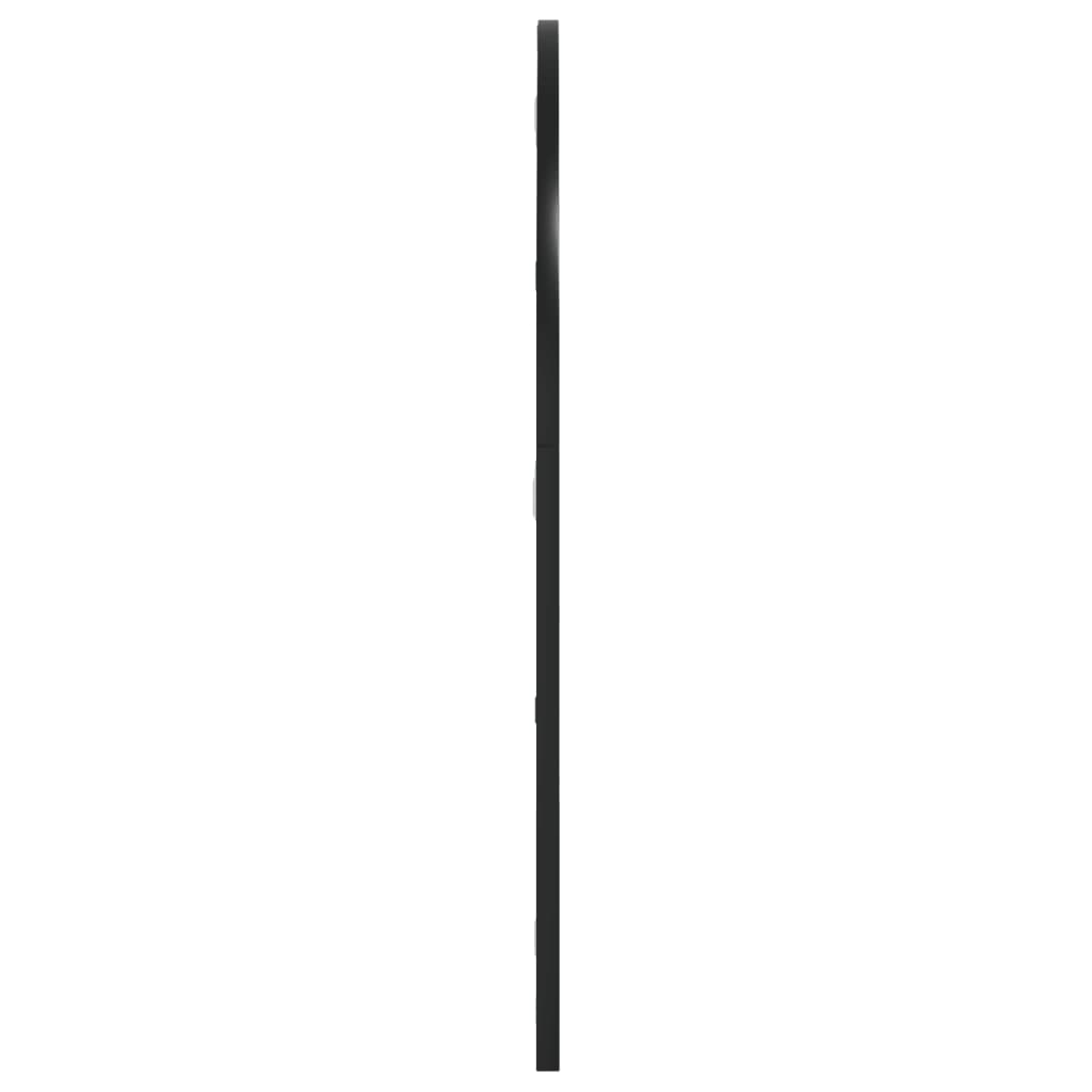 Wandspiegel Boog Ijzer Zwart 60 x 70 cm