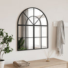 Wall mirror arch 60x70 cm iron black
