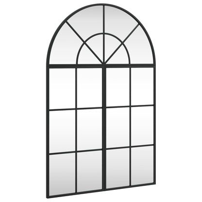 Wandspiegel Boog Ijzer Zwart 60 x 90 cm