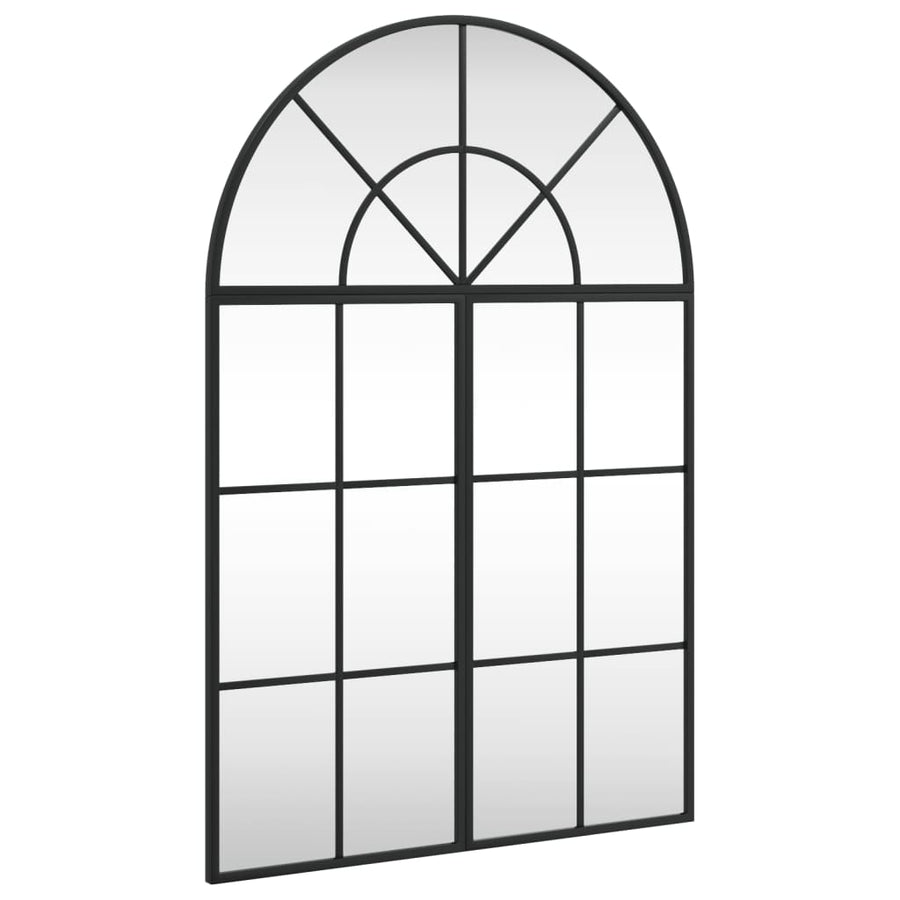 Wandspiegel Boog Ijzer Zwart 60 x 90 cm