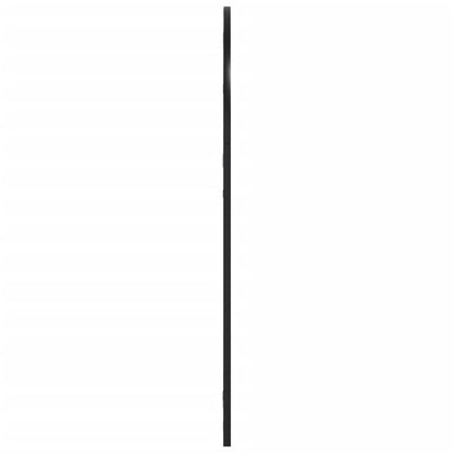Wandspiegel Boog Ijzer Zwart 60 x 90 cm