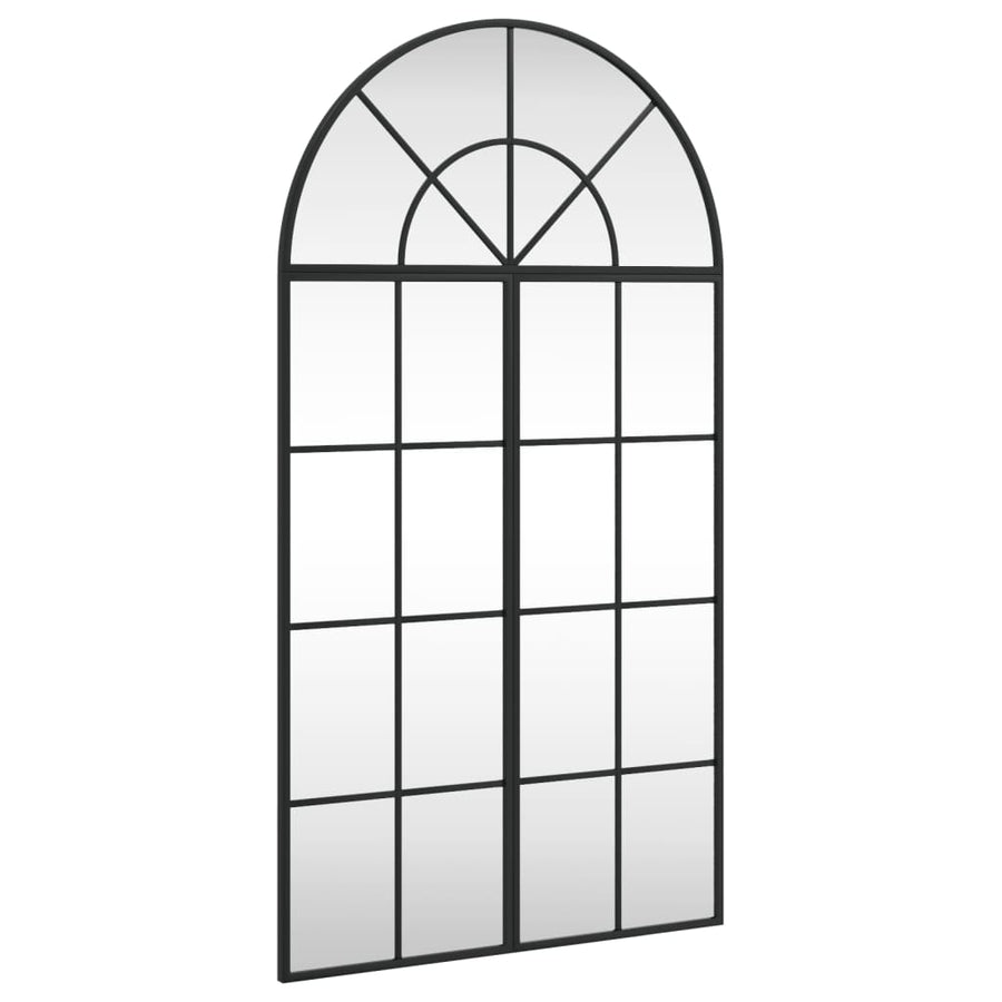 Wandspiegel Boog Ijzer Zwart 60 x 110 cm