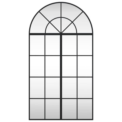 Wandspiegel Boog Ijzer Zwart 60 x 110 cm