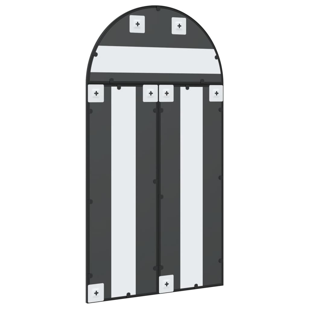 Wandspiegel Boog Ijzer Zwart 60 x 110 cm