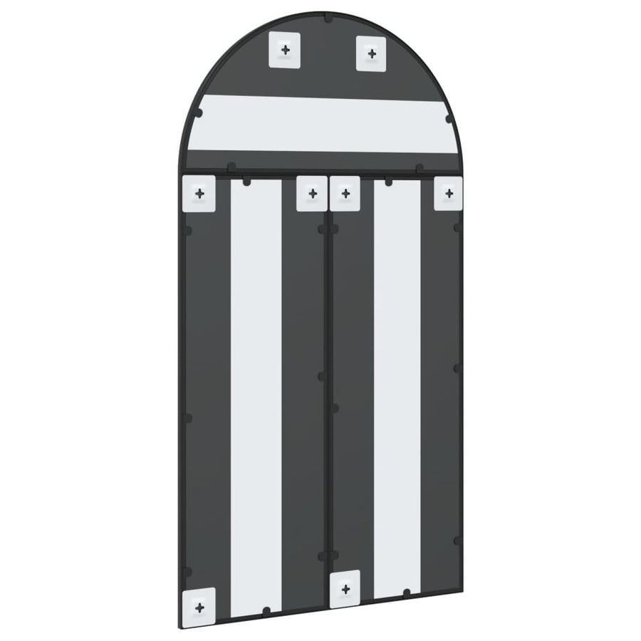 Wandspiegel Boog Ijzer Zwart 60 x 110 cm